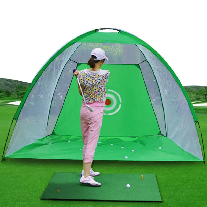 Golf Practice Net for Indoors and Outdoors | Turf hitting Mat