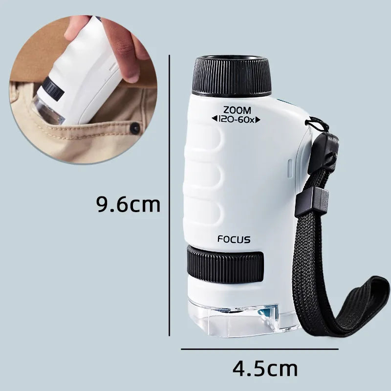 Kid Handheld Pocket Microscope