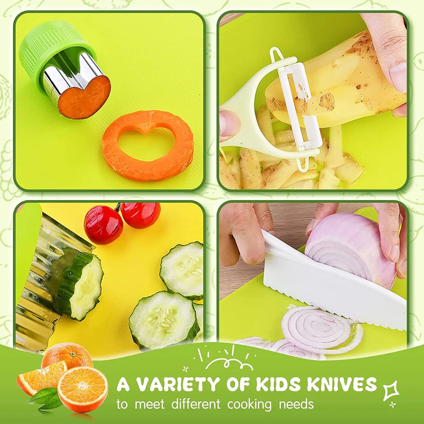 13 Pieces Kitchen Tools for Kids