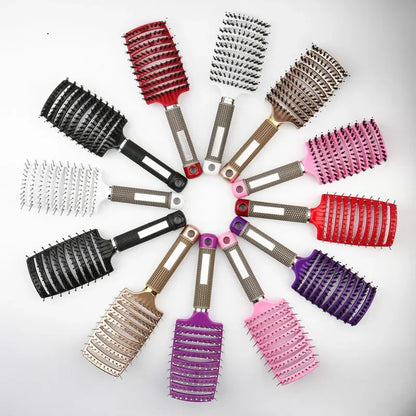 Wet Dry Nylon Hair Brush Scalp