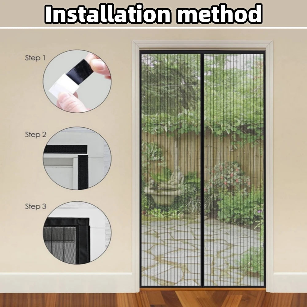 Magnetic Screen Door Curtain